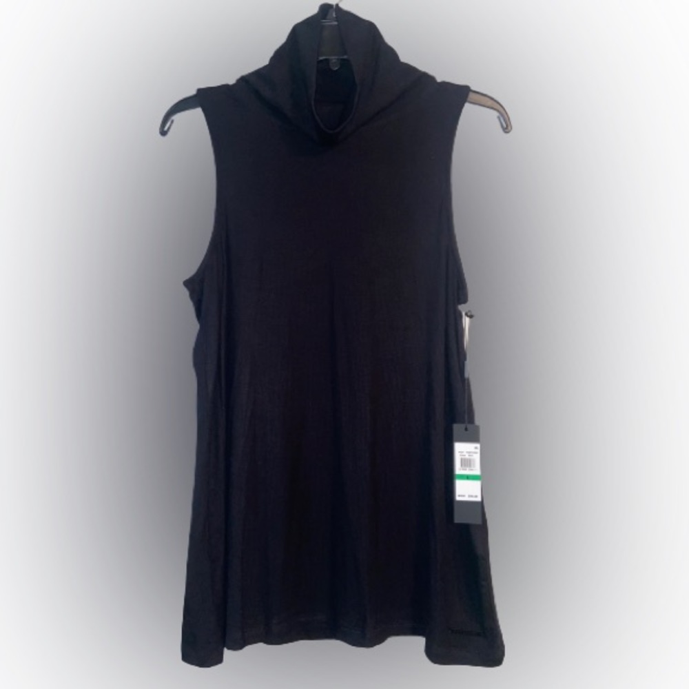 Donna Karan Active Sleeveless Turtleneck Shirt Women